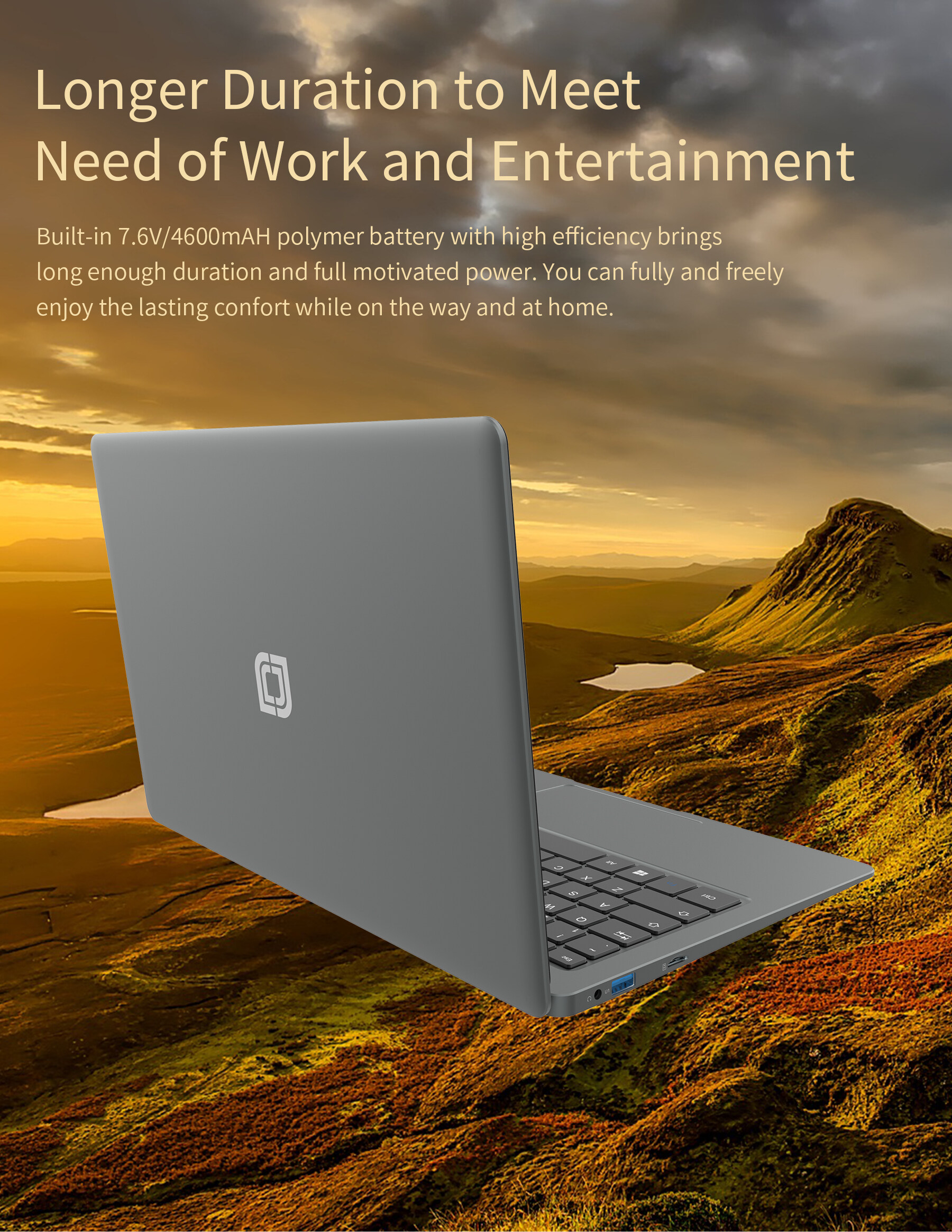 เกี่ยวกับสินค้า 【พร้อมส่ง】J EZbook X3 Intel J3455 โน๊ตบุ๊ค 8GB DDR 128GB 256GB ขนาด 13.3 นิ้ว Windows 10 Notebook แล็ปท็อป คอมพิวเตอร์