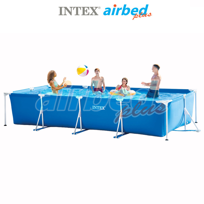 Intex Rectangular Frame Pool 4.5x2.2x0.84 m no.28273 ราคา 6,150 บาท*ส่งฟรี
