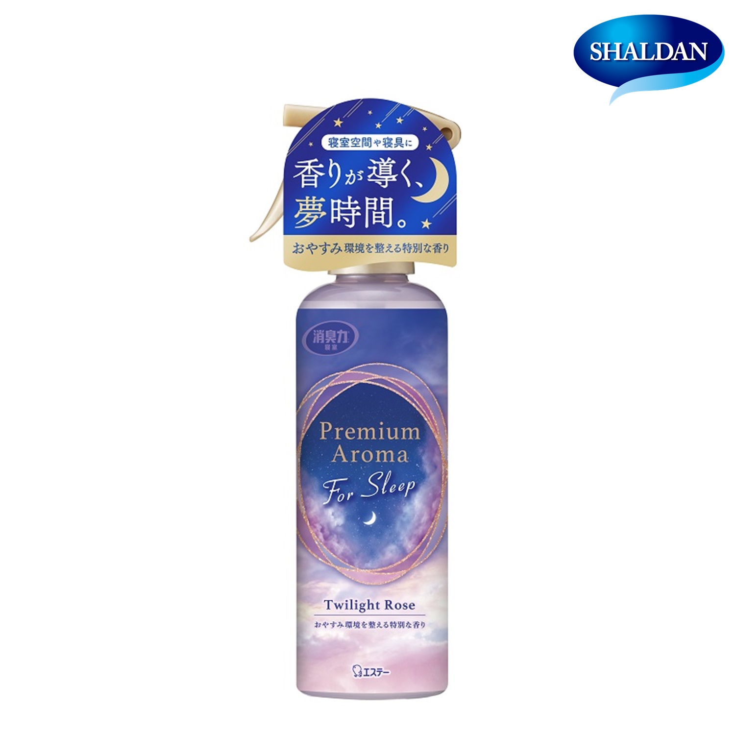 SHALDAN โชชูริกิ พรีเมี่ยมอโรม่า สเปรย์น้ำหอมปรับอากาศสำหรับห้อง กลิ่นทไวไลท์ โรส 165 มล. ราคา 169 บาท*ส่งฟรี
