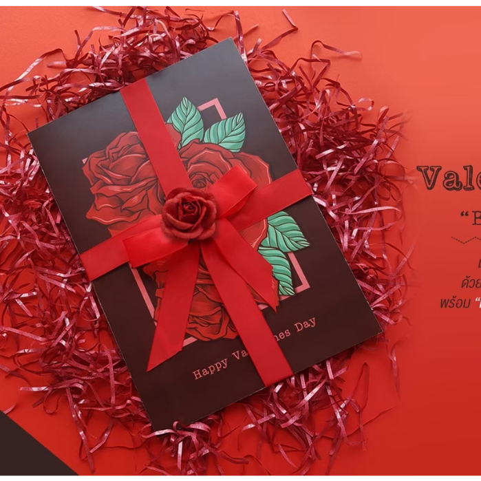 การ์ดวาเลนไทน์ DIY ตามสไตล์ สื่อความหมายแทนใจ ใส่รูปแฟนได้ ไอเดียน่ารักๆ ไม่ซ้ำใคร (เปลี่ยนรูปภาพได้ 5 ภาพ) ราคา 169 บาท*ส่งฟรี