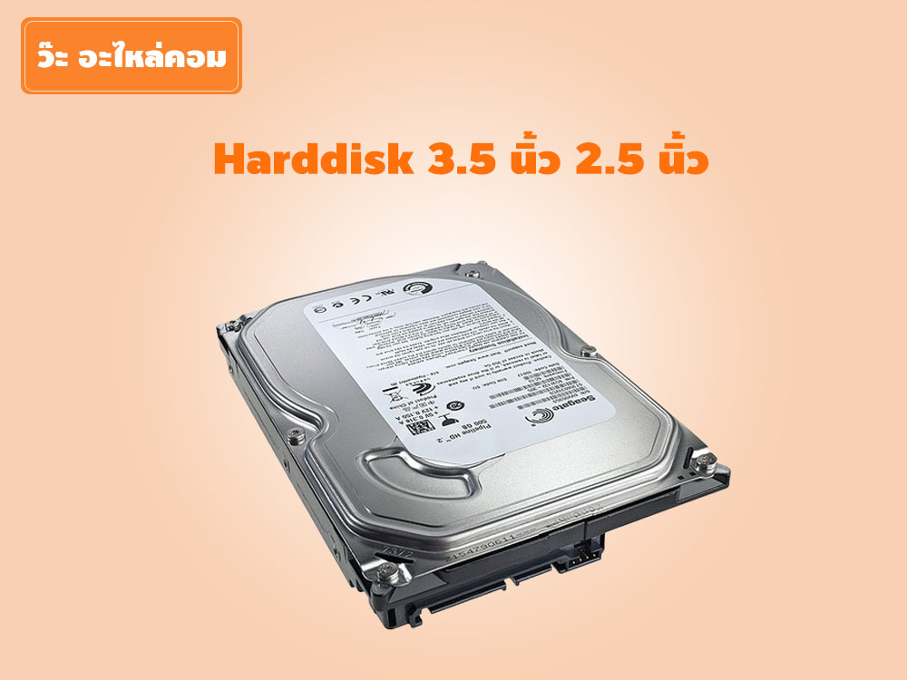 Used harddisk 2.5 and 3.5 inches, assorted models, brand Capacity 500 GB - 1000 GB. The product is a blank harddisk, not Windows. ราคา 230 บาท*ส่งฟรี