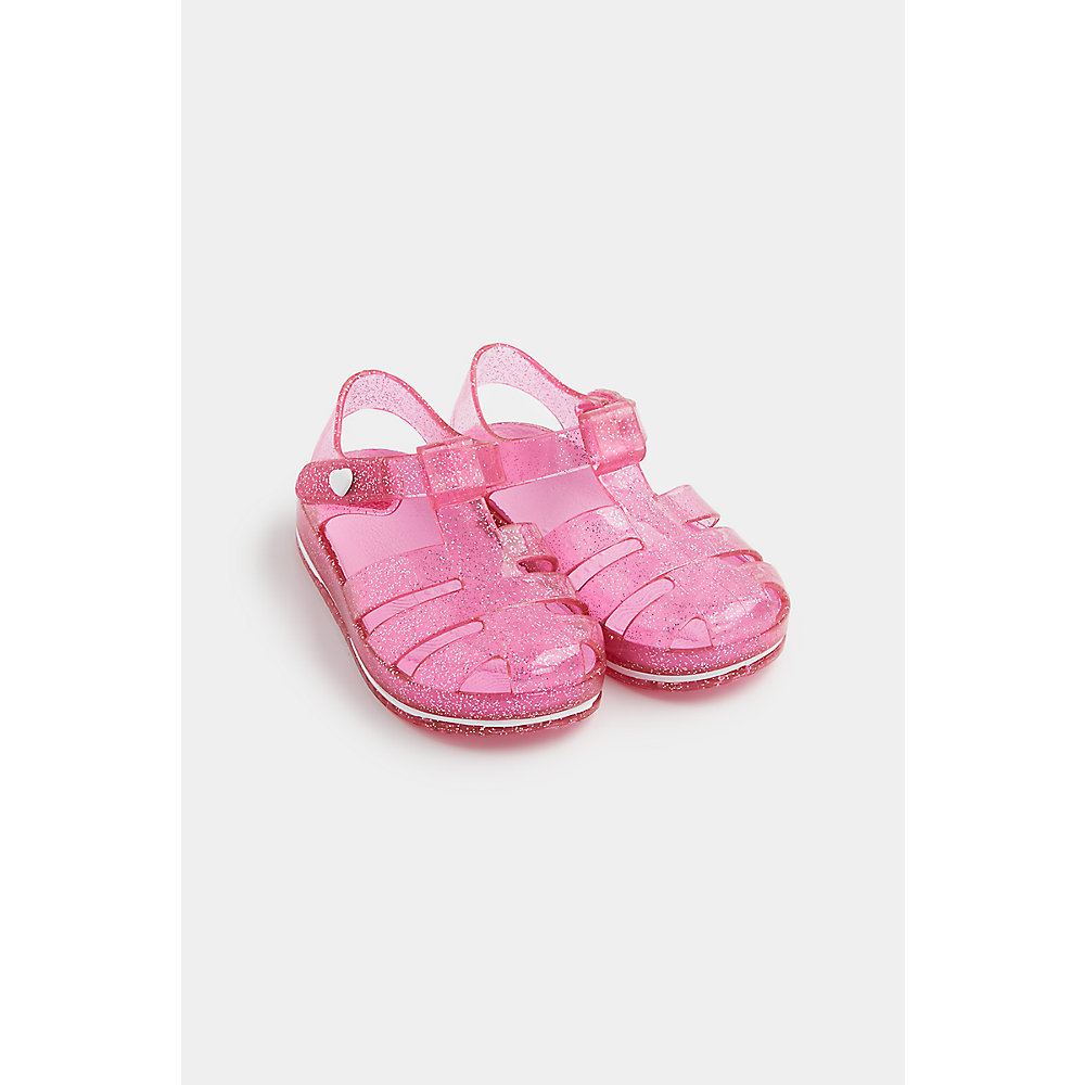 รองเท้าแตะรัดส้นเด็ก Mothercare Pink Sparkle Jelly Sandals EB908 ราคา 495 บาท*ส่งฟรี