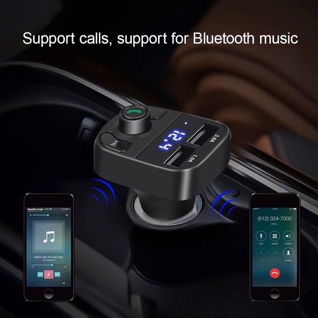 ภาพประกอบของ ของแท้ 100% CAR G7 Blth FM Transmitter MP3 Music Player SD USB หัวชาร์จ อุปกรณ์รับสัญญาณ บลูทูธในรถยนต์ ตัวรับสัญญาณ บลูทูธในรถยนต์ สัญญาณบลูทูธจากโทรศัพท์