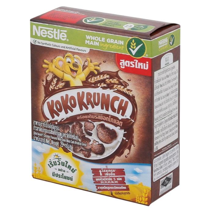 พร้อมจัดส่ง! เนสท์เล่ โกโก้ครั้นช์ ซีเรียล รสช็อกโกแลต 25 ก. สินค้าใหม่ สด พร้อมจัดส่ง มีเก็บเงินปลายทาง ราคา 18 บาท*ส่งฟรี