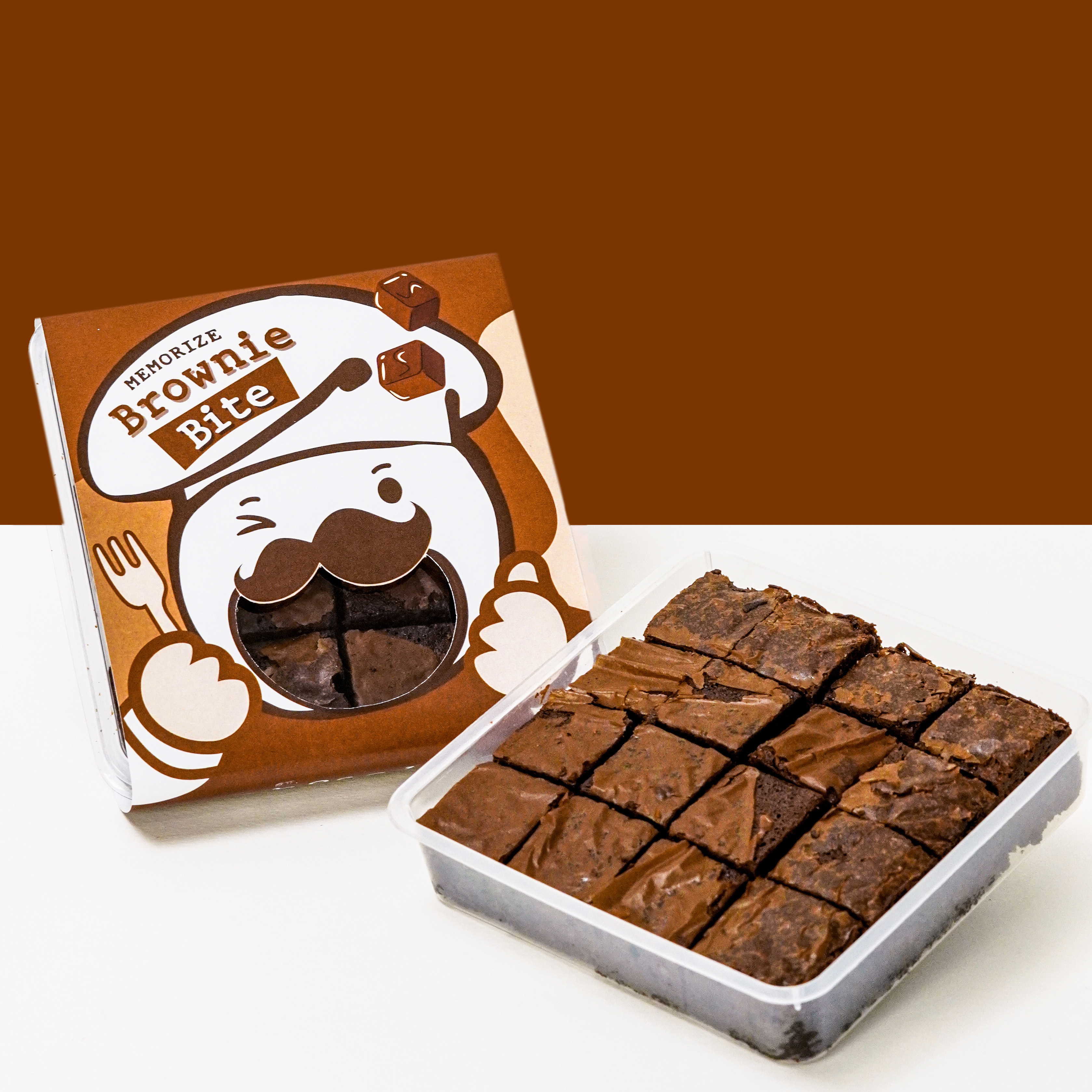 Chocolate Brownie Bite ช็อกโกแลตบราวนี่ไบท์ บราวนี่หน้าฟิล์ม ราคา 119 บาท*ส่งฟรี