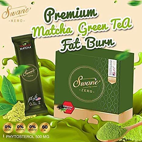 Swane’ Zero Phyto Matcha Green Tea Flavor สวอนเน่ ซีโร่ ไฟโต มัทฉะ กรีนที เฟลเวอร์ ขนาด 10ซอง (15g.x 10ซอง) จำนวน 1 กล่อง