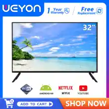 ภาพขนาดย่อของสินค้าWEYON ทีวี 32 นิ้ว สมาร์ททีวี 32 นิ้วคุณสามารถเข้าถึงอินเทอร์เน็ตและดู YouTube ได้โดยตรง Smart TV HD