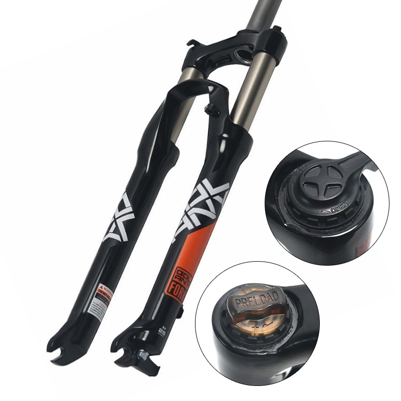 BOLANY โช๊คหน้ารถจักรยาน MTB  Aluminum Alloy Spring Lock Suspension