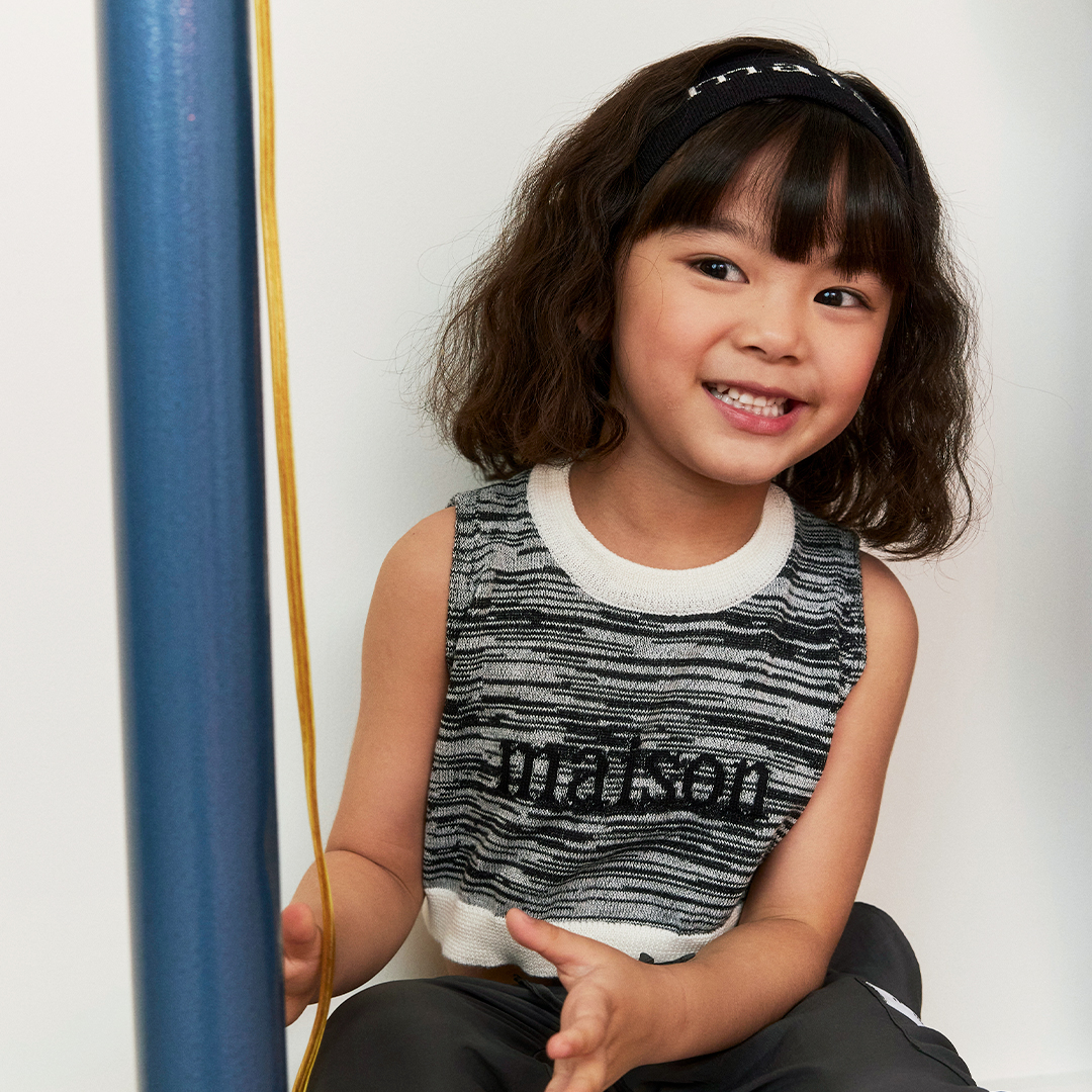 maison KEEPS Kids | Haru Knitted Tops | Unisex | เสื้อเด็ก ไหมพรมแขนกุด | มีให้เลือก 3 Size ราคา 750 บาท*ส่งฟรี