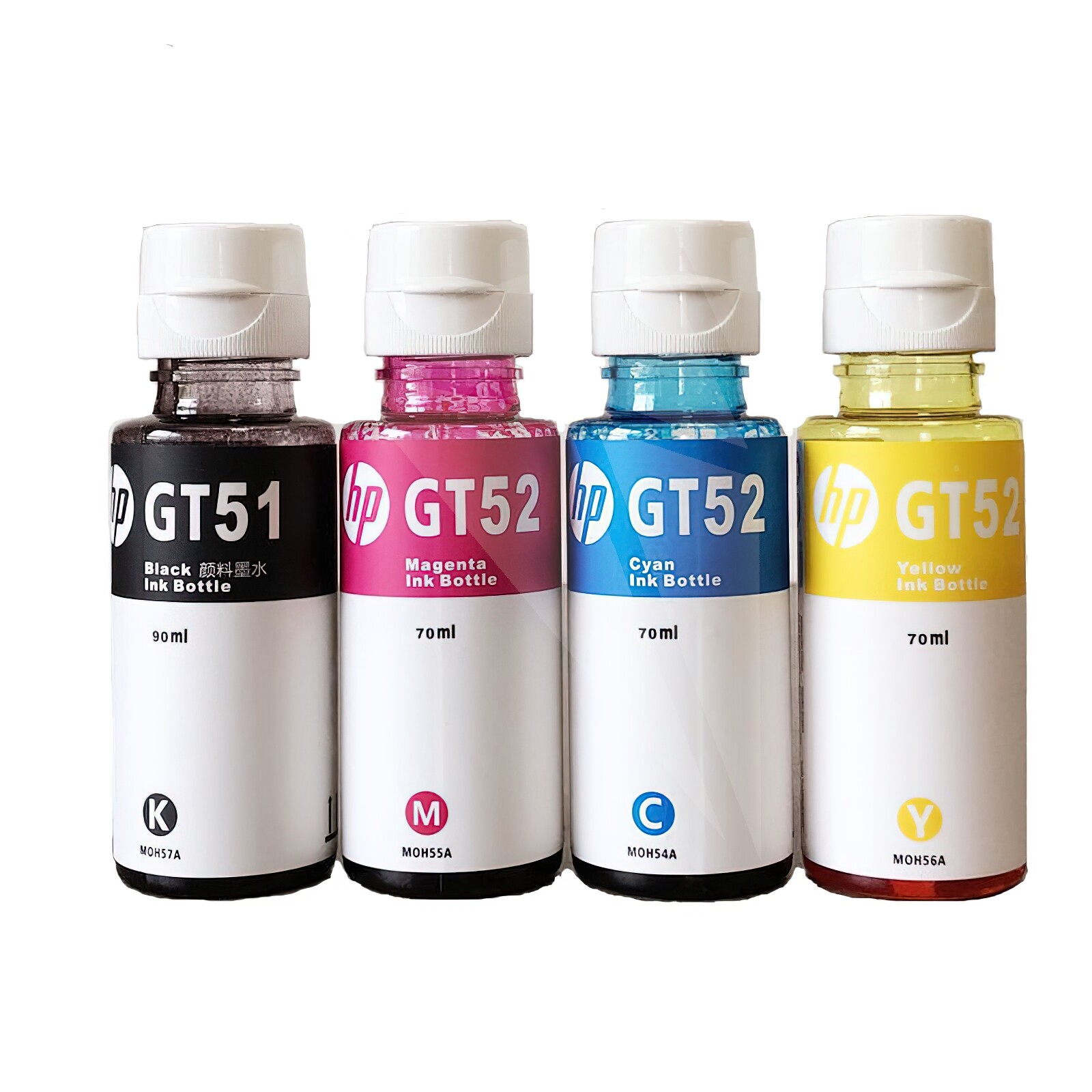 หมึกเติมแท้ HP GT51 XL GT51 , GT52 Set 4 สี 4 ขวด (มีกล่อง) For Hp HP315 HP415 HP500 HP515 HP615