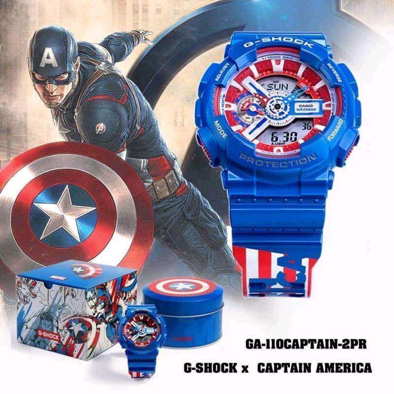 g shock captain america