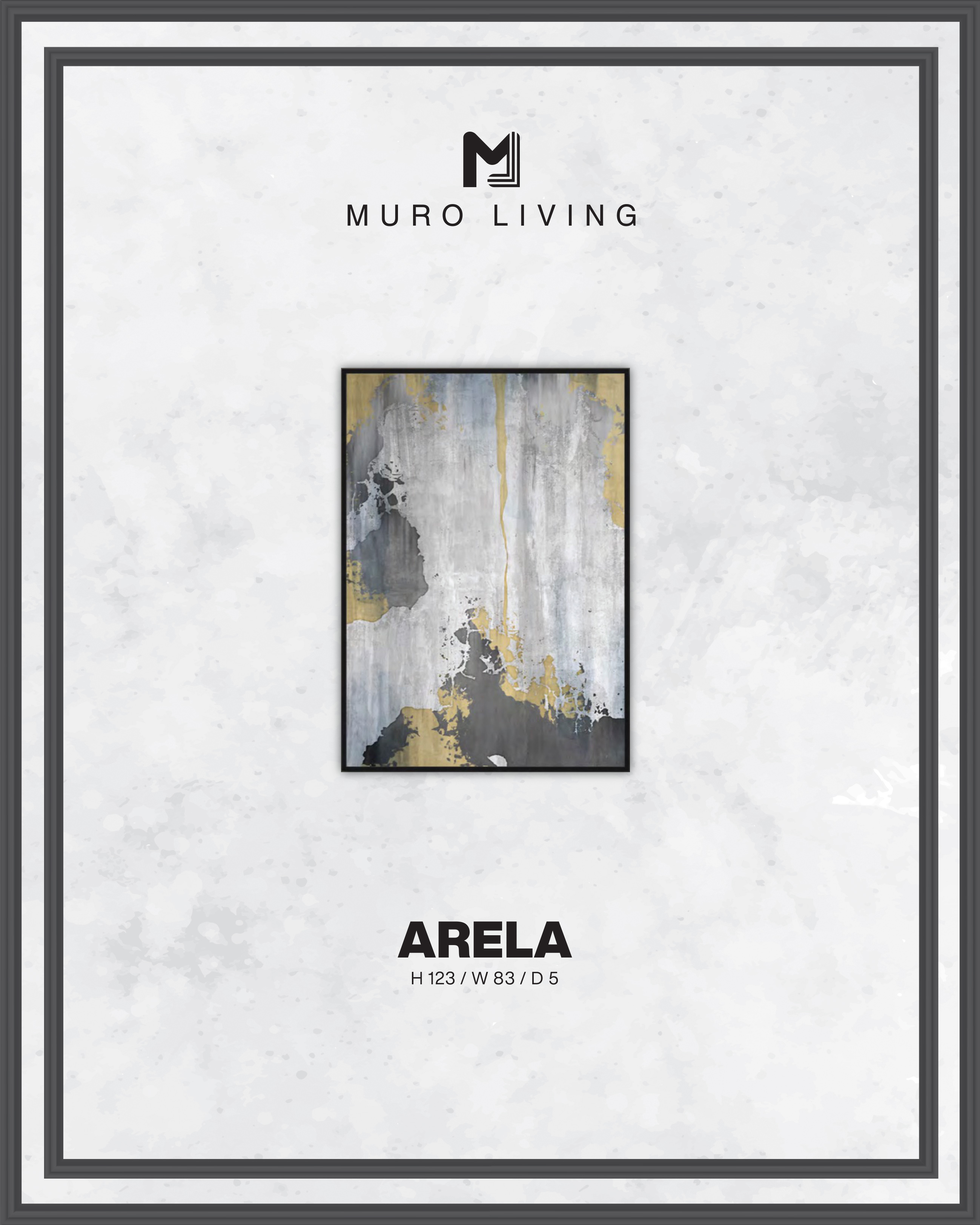 รูปภาพตกแต่งผนังดีไซน์ Muro Living รุ่น ARELA ราคา 8,590 บาท*ส่งฟรี