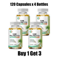 Omilay Saw Palmetto แคปซูล ผลิตภัณฑ์เสริมอาหาร Healthy Hair Saw Palmetto Extract 6000 mg Gluten Free Organic แคปซูล 120 PCS