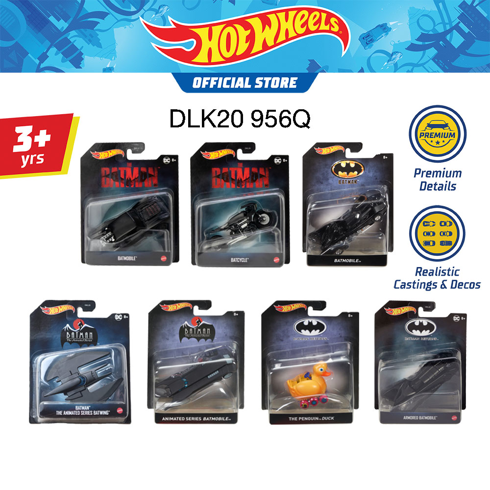 Hot Wheels Batman Assortment Vehicles scale 1:50 รถฮอตวิล รถแบทแมน (DKL20 956Q) ราคา 760 บาท*ส่งฟรี