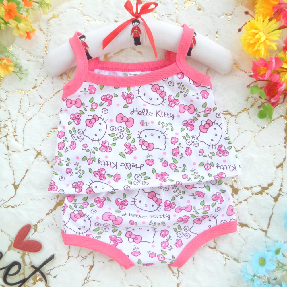 Korango Cherries Blouse and Short Set in Red (Size 0-6Y) main image 1