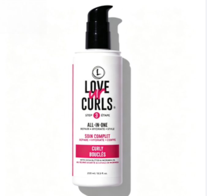 Love Ur Curls, Curly Hair Styling Cream | Prevents Frizz, Lightweight. | Repair + Define Curls + Moisturize | 250ml ราคา 389 บาท*ส่งฟรี