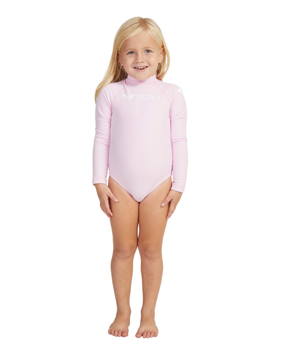 ROXY ชุดว่ายน้ำวันพีชแขนยาวสำหรับเด็กผู้หญิง 2-7 ปี Heater Long Sleeve One-Piece Rash Vest 234 ERLWR03288-MFD0 ราคา 2,050 บาท*ส่งฟรี