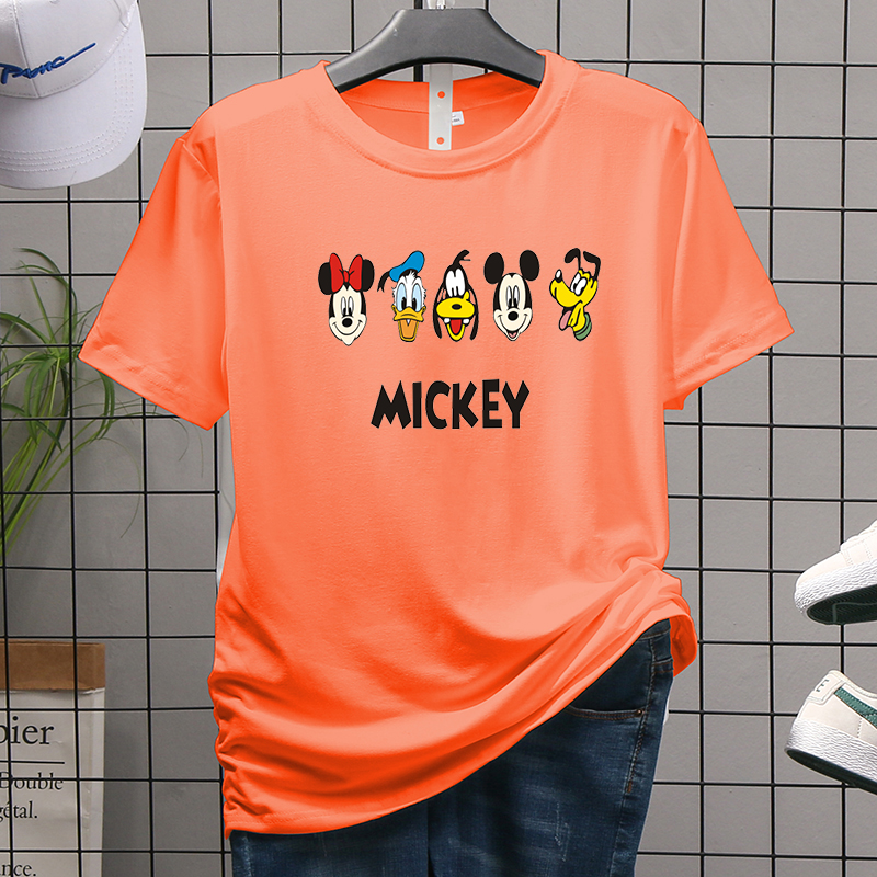 Fashion & Dream เสื้อยืดลาย(Micky Mouse)เสื้อทีเชิ๊ต เสื้อยืดคอกลมแฟชั่นunisex เสื้อแขนสั้นใส่ได้ทั้งผู้หญิงและชาย T-278