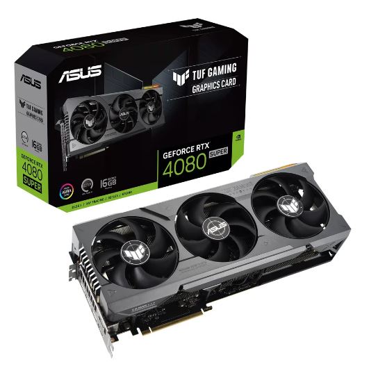 VGA (การ์ดแสดงผล) ASUS TUF GAMING GEFORCE RTX 4080 SUPER 16GB GDDR6X (TUF-RTX4080S-16G-GAMING) ราคา 48,430 บาท*ส่งฟรี