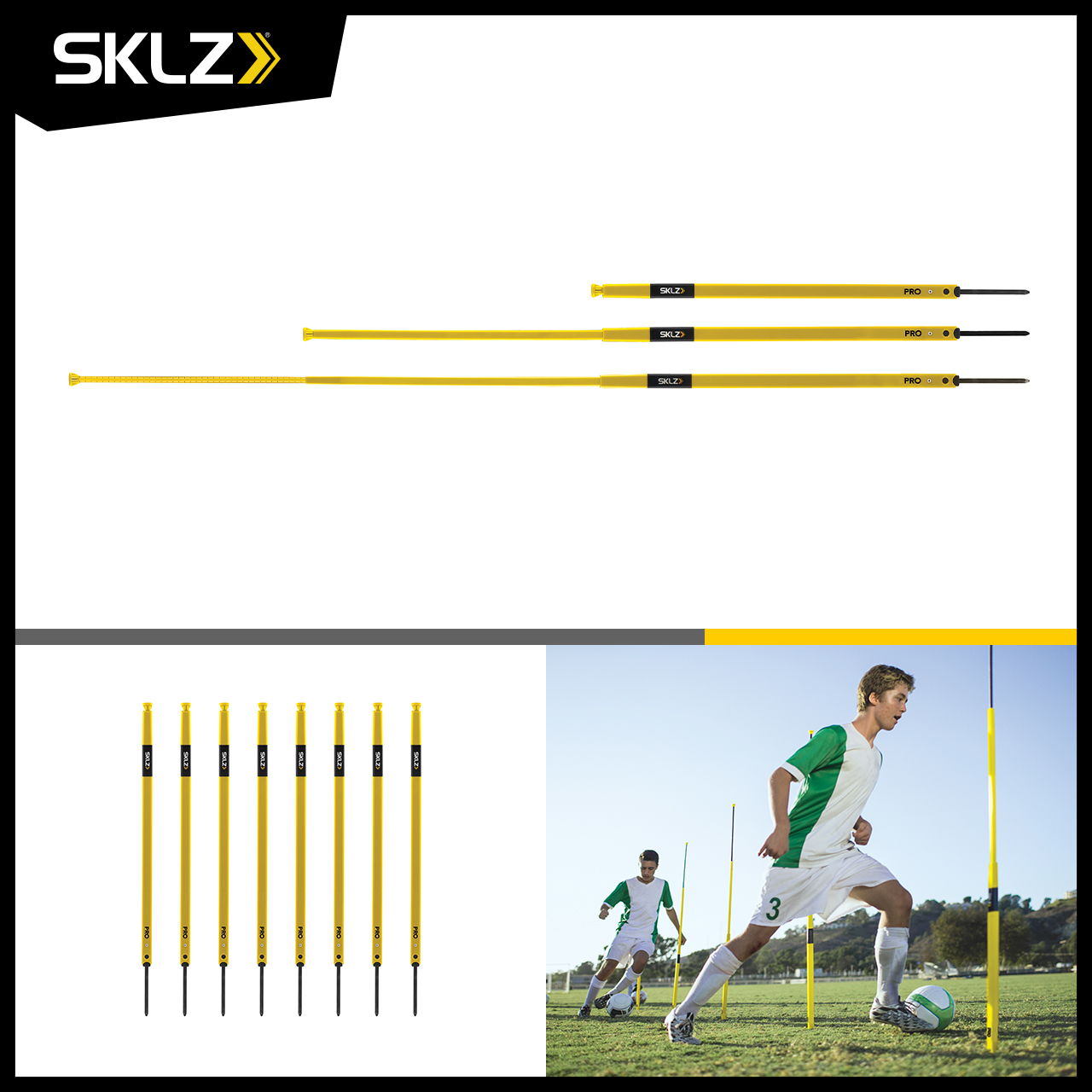 PRO TRAINING AGILITY POLES ราคา 4,490 บาท*ส่งฟรี