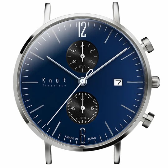 KNOT | นาฬิกาข้อมือ Chronograph ของแท้ (ผลิตในประเทศญี่ปุ่น ) Made in Japan รุ่น CC-39SVNV1 ราคา 7,750 บาท*ส่งฟรี