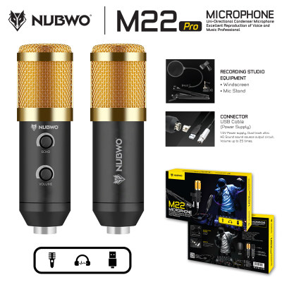 Microphone M22 Pro+ชุดขาตั้ง