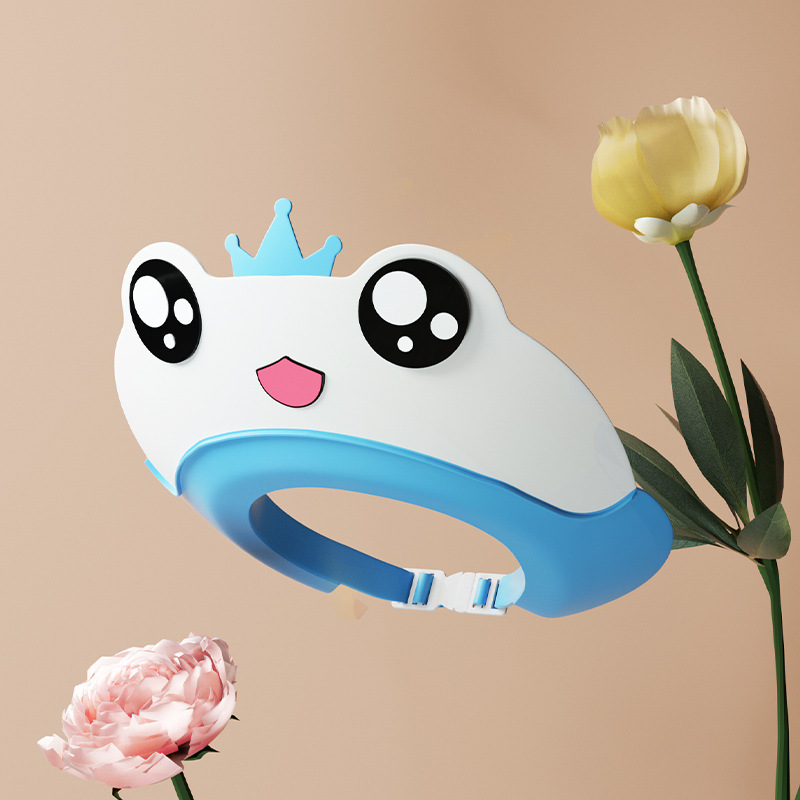 【BHQ TOYS】หมวกอาบน้ำเด็ก หมวกสระผมเด็ก ปรับขนาดได้ วัสดุซิลิโคน กันแชมพูเข้าตา การ์ตูน น่ารัก