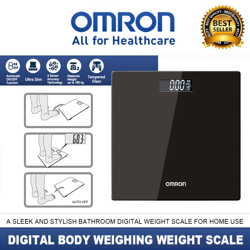 ที่ชั่งน้ําหนัก Omron weight scale เครื่องชั่งน้ำหนักดิจิตอล 180KG LED จอแสดงผลแบบ แสดงอุณหภูมิ เครื่องชั่งน้ําหนัก ฟรีแบตเตอรี่ Digital Body Weighing Weight Scale ราคา 599 บาท*ส่งฟรี