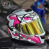 หมวกกันน็อคเต็มใบ ID Spartan สปอยเลอร์ใหม่ แถมฟรีถุงผ้า นวมถอดซักได้ มาตรฐาน มอก. M L XL
