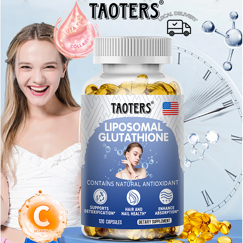 L-Glutathione whitening supplement - contains collagen and vitamin C, whitening, anti-aging, care for skin, nails and hair ราคา 132 บาท*ส่งฟรี