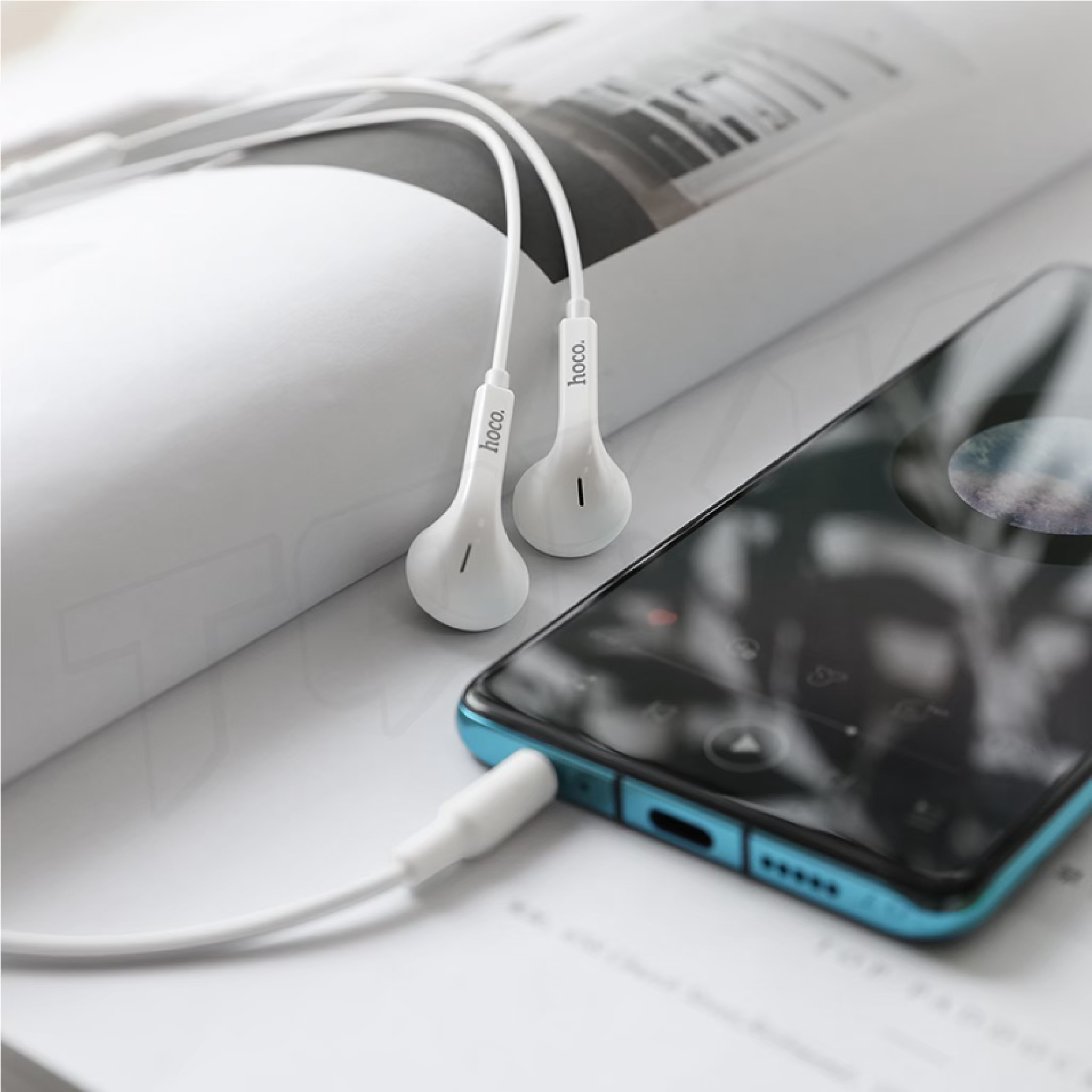 เกี่ยวกับสินค้า Hoco รุ่น M73 Joan universal earphones with mic หูฟังตัดเสียงรบกวน หูฟังพร้อมไมโครโฟนสำหรับสมาร์ทโฟน สินค้าของแท้100% biggboss