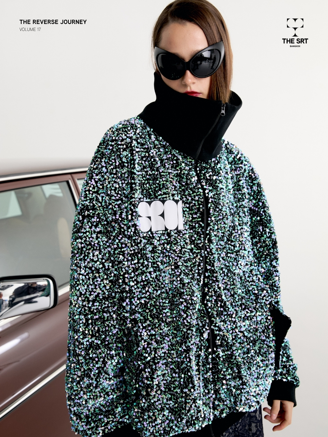 The Srt (Tjk328) X17 Sequin Oversized Jacket ราคา 5,950 บาท*ส่งฟรี