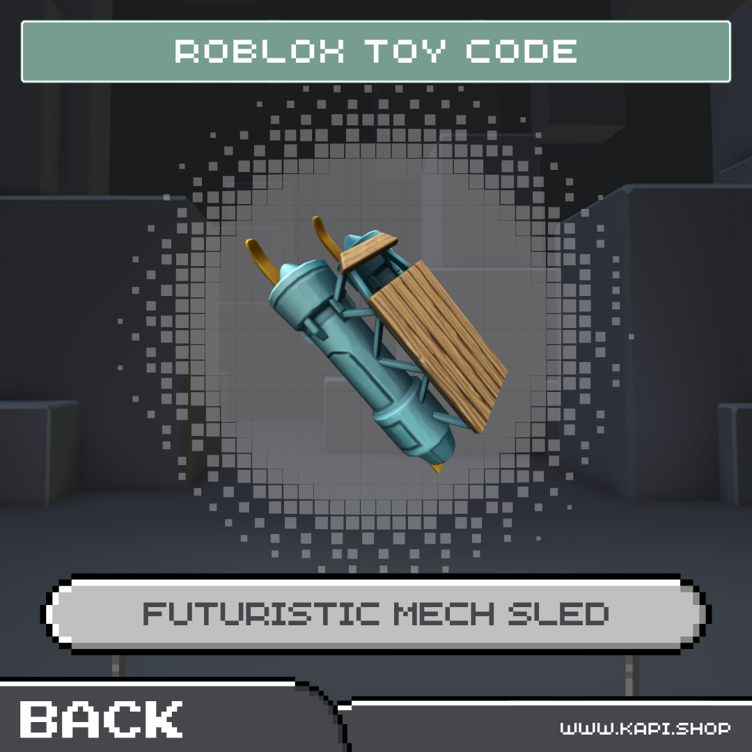 Roblox Game Code - Futuristic Mech Sled ราคา 350 บาท*ส่งฟรี