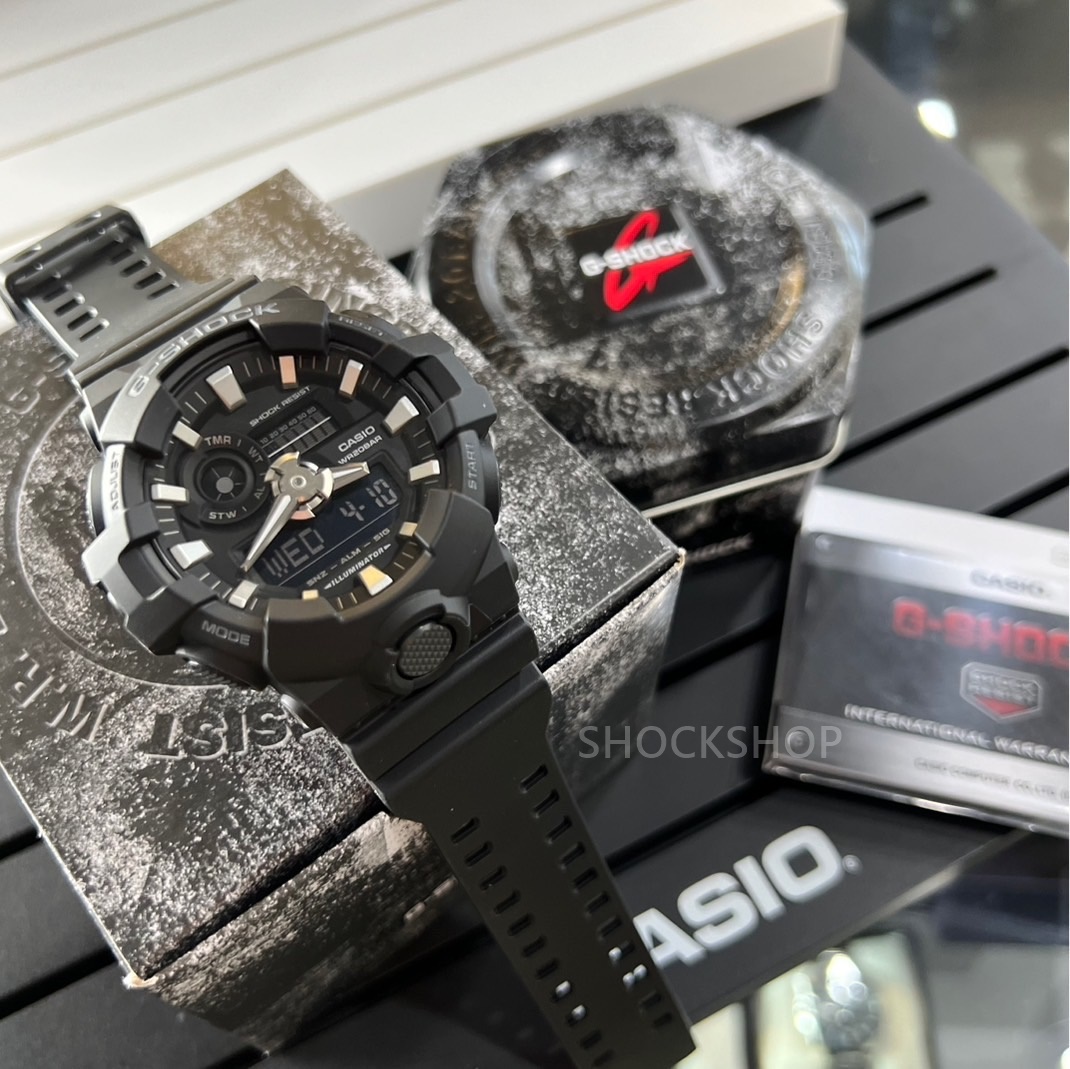 นาฬิกา Casio G-Shock รุ่น GA-700-1B จีช็อค ของแท้ รับประกันศูนย์✅ ราคา 3,100 บาท*ส่งฟรี