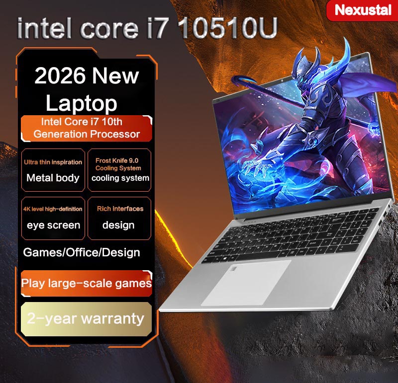Nexustal Fingerprint Unlock Laptop Intel Core I7 10510U 15.6 Inch Laptop Ram16Gb 2Tbssd Game Console Office Learning Gaming Laptop Windows 11 Pro ราคา 12,599 บาท*ส่งฟรี
