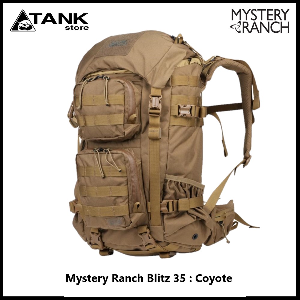 Mystery Ranch Blitz 35 เป้สนามสไตล์แทคติคอล ช่องใส่แล็ปท็อป 15 นิ้วหยิบง่าย ฝาเปิดและแถบคาดเอวถอดได้มีช่องซิปใส่ของ ใช้งานเอาร์ดอร์และแทคติคอล ราคา 11,200 บาท*ส่งฟรี