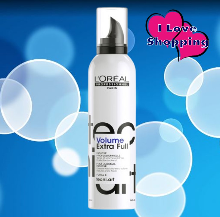 Loreal Tecni Art Full Volume Extra 250 ml มูสจัดแต่ทรงสูตรแข็งพิเศษ อยู่ทรงระดับ 5 ราคา 569 บาท*ส่งฟรี