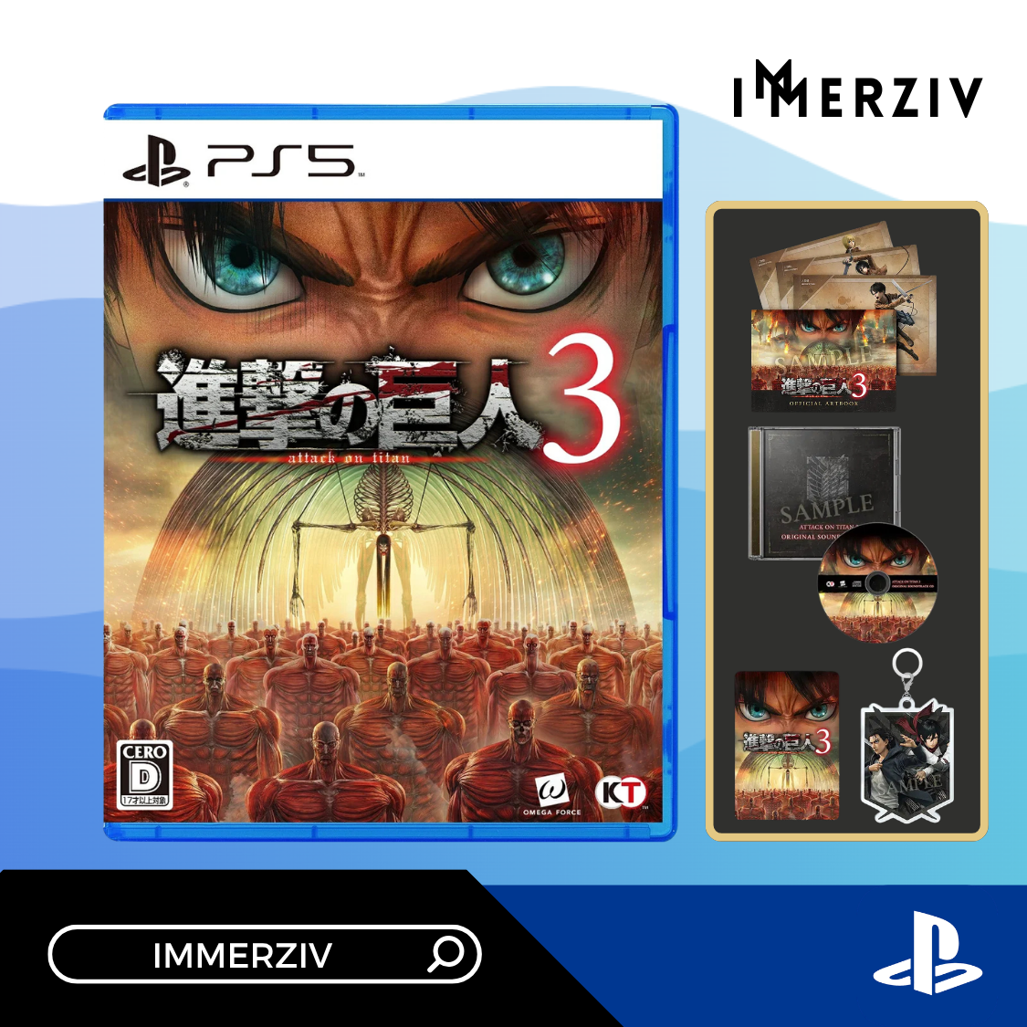 อุปกรณ์เกมมิ่งและเกม PlayStation (สั่งจองล่วงหน้า 10 ธันวาคม 2569) Ps5 Attack on Titan 3 (มาตรฐาน/สมบัติ) (R2/Jp) (เกม) (อังกฤษ) ราคา 2,800 บาท*ส่งฟรี