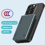 【3C Certification】 Kuulaa 5000mAh/10000mAh Power Bank PD 20W, Wireless Mag/netic Fast Charging Powerbank for iPhone 17 Air, Magsafe Portable Charger for iPhone 17 Pro Max 16 15 14 13 12