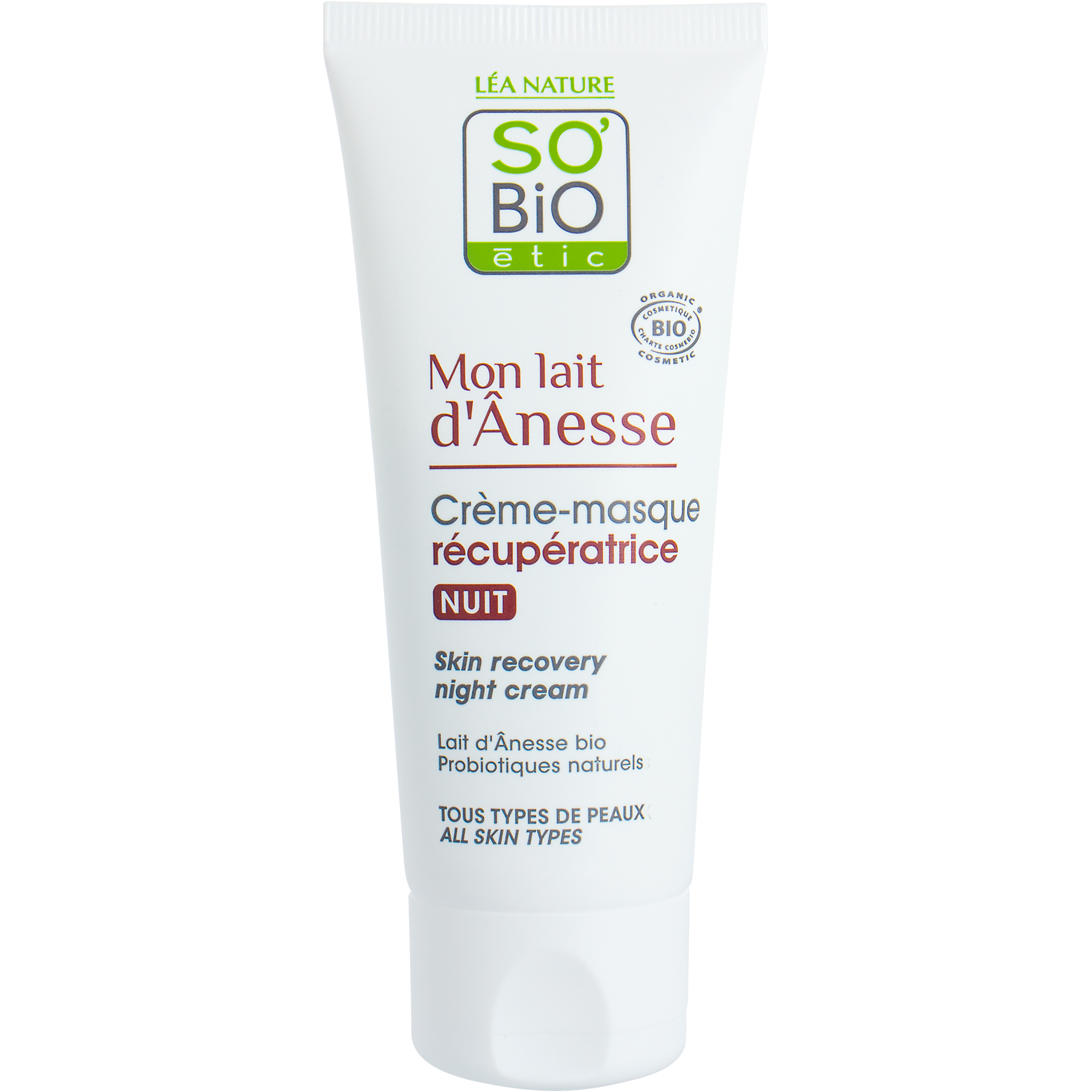 So'Bio Etic Skin Recovery Night Mask, a Night Mask to Restore Damaged Skin, Milk+Probiotic Formula, Strong Skin. ราคา 990 บาท*ส่งฟรี