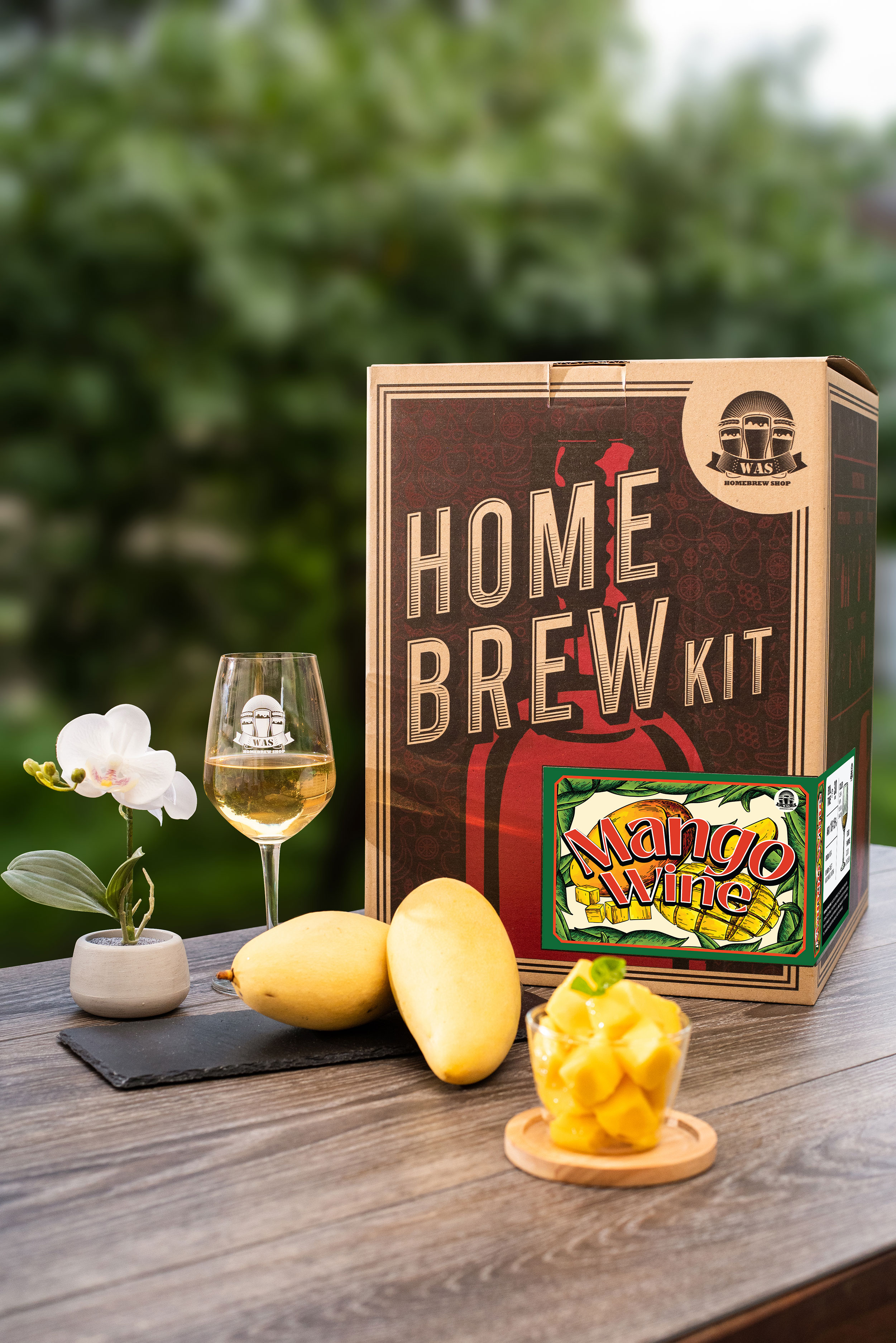 WAS Home Brew kit 4/10 Liter Mango wine วอส โฮม บรูว คิท 4/10 ลิตร Mango Wine ราคา 3,385 บาท*ส่งฟรี