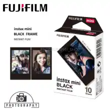 ภาพขนาดย่อของสินค้าFujifilm Instax mini film Black frame ฟิล์ม instax mini กรอบดำ