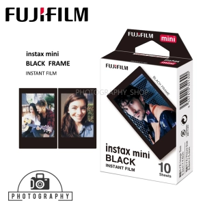 สินค้า Fujifilm Instax mini film Black frame ฟิล์ม instax mini  กรอบดำ