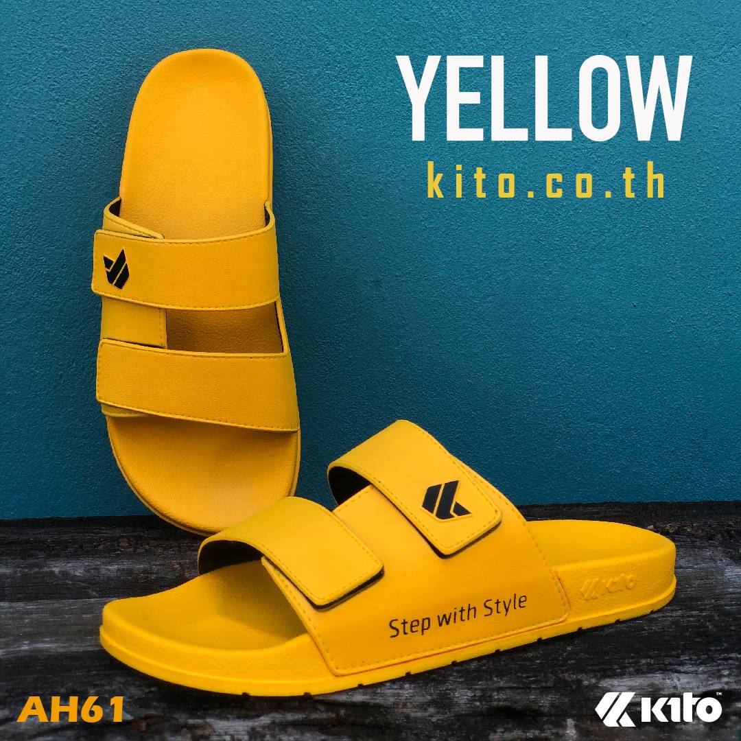 ?รองเท้ายอดนิยม?พร้อมส่ง?ราคาถูก KITO AH61 แท้?% รองเท้าUnisex รองเท้าEVA น้ำหนักเบา รองเท้าแตะ รองเท้าผู้หญิง รองเท้าผู้ชาย