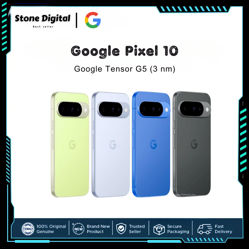 Google Pixel 10 | 【1 Nano-Sim + 1 Esim】Google Tensor G5 (3 Nm) | 6.3\" 120Hz Oled 1080 X 2424 Pixels | 4970Mah 30W ราคา 24,499 บาท*ส่งฟรี