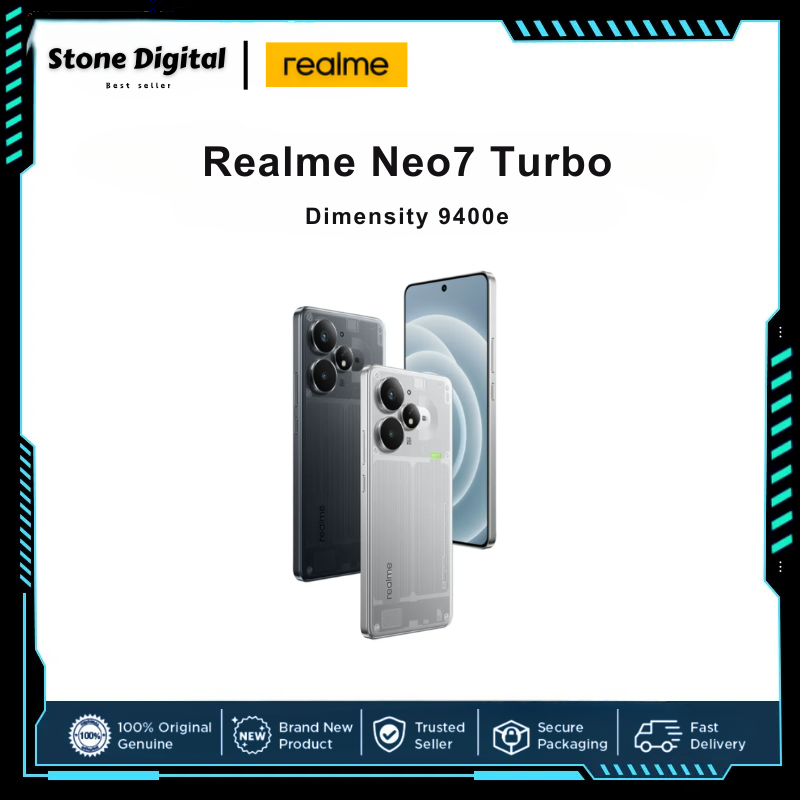 Realme Neo7 Turbo China Rom Dimensity 9400E (4 Nm) 7200 Mah 100W 6.8\" 120Hz 1280 X 2800 Pixels ราคา 11,199 บาท*ส่งฟรี