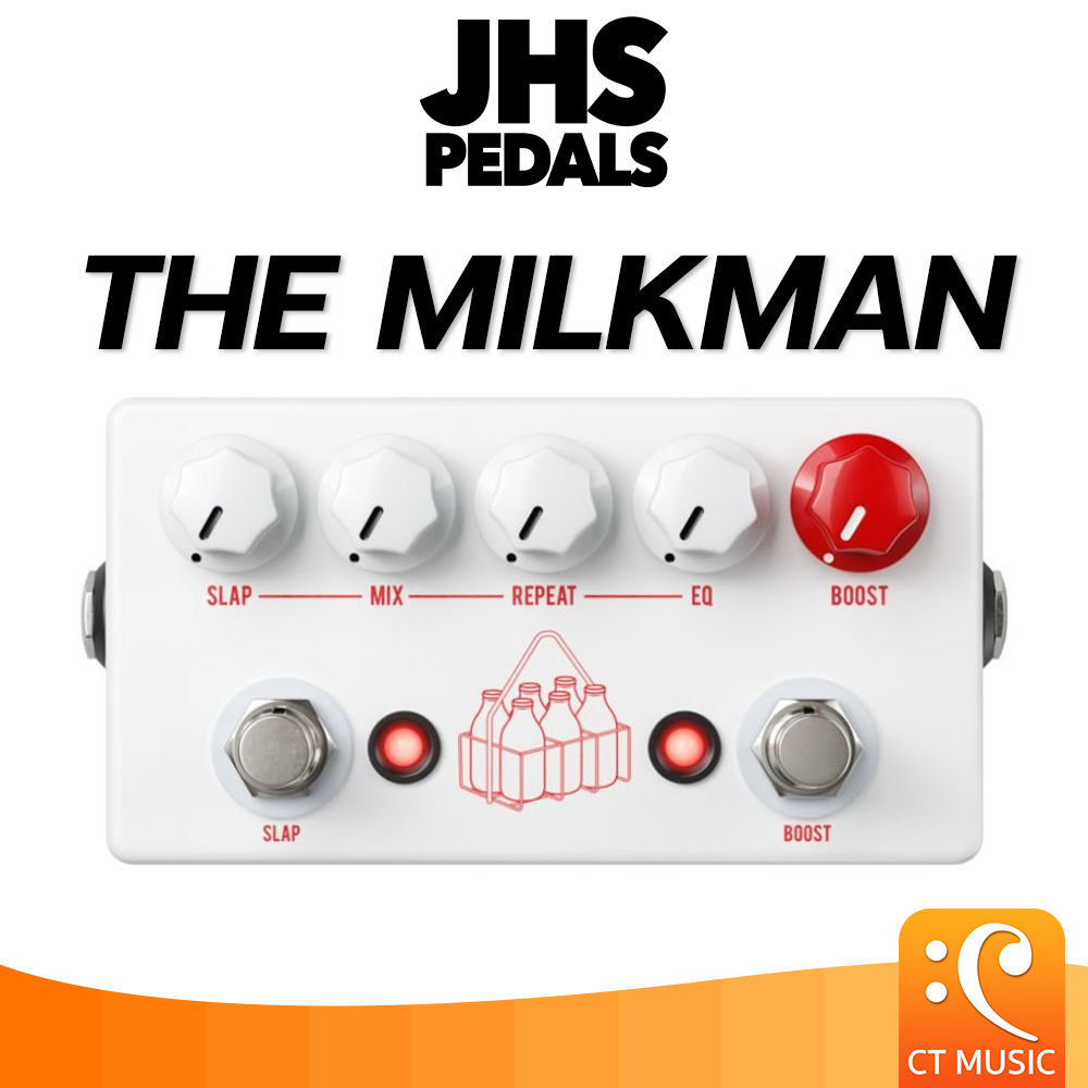 กีตาร์โปร่ง กีตาร์ไฟฟ้า JHS Pedals The Milkman เอฟเฟค ราคา 9,200 บาท*ส่งฟรี