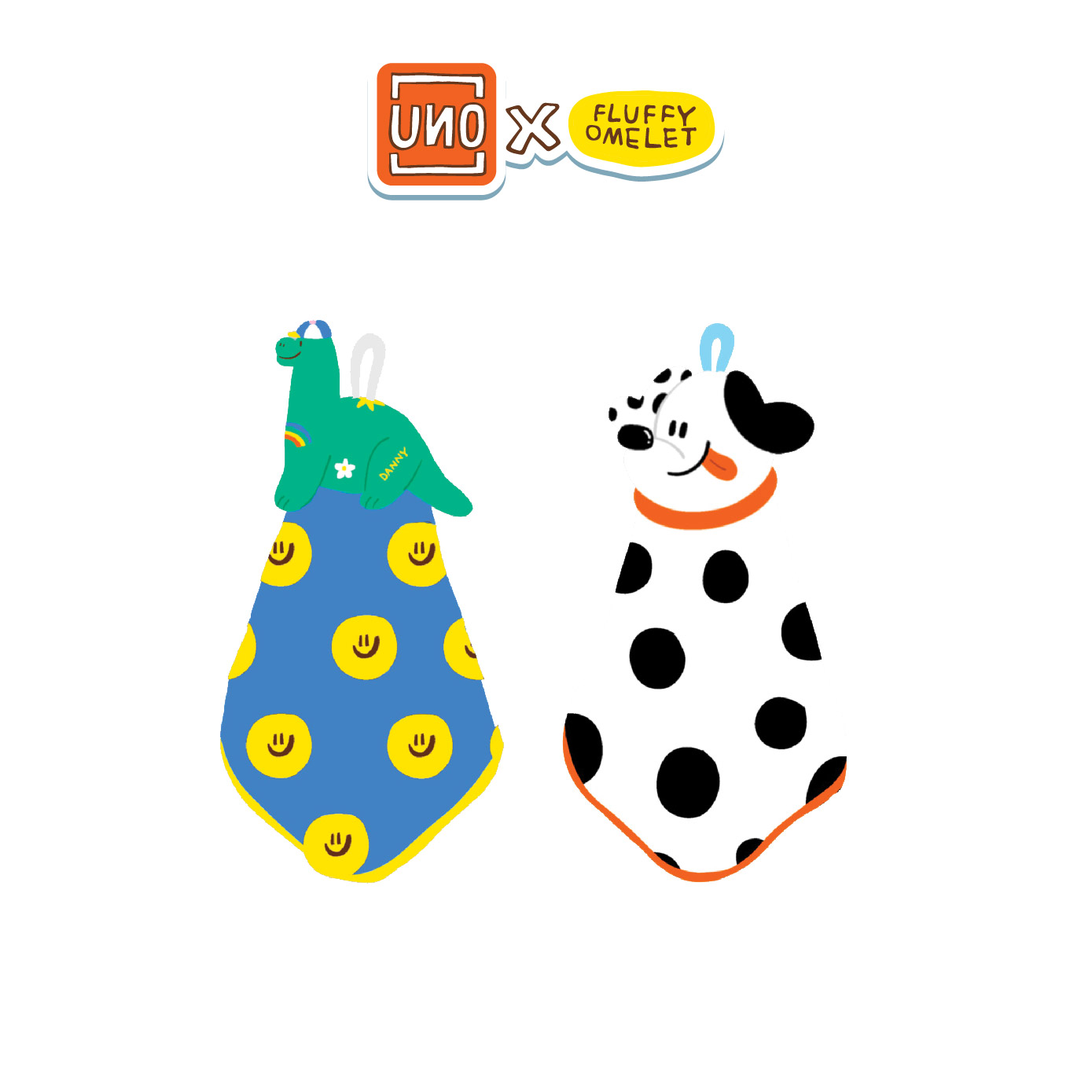 UNO ผ้าเช็ดมือ x FLUFFY OMELET ราคา 89 บาท*ส่งฟรี