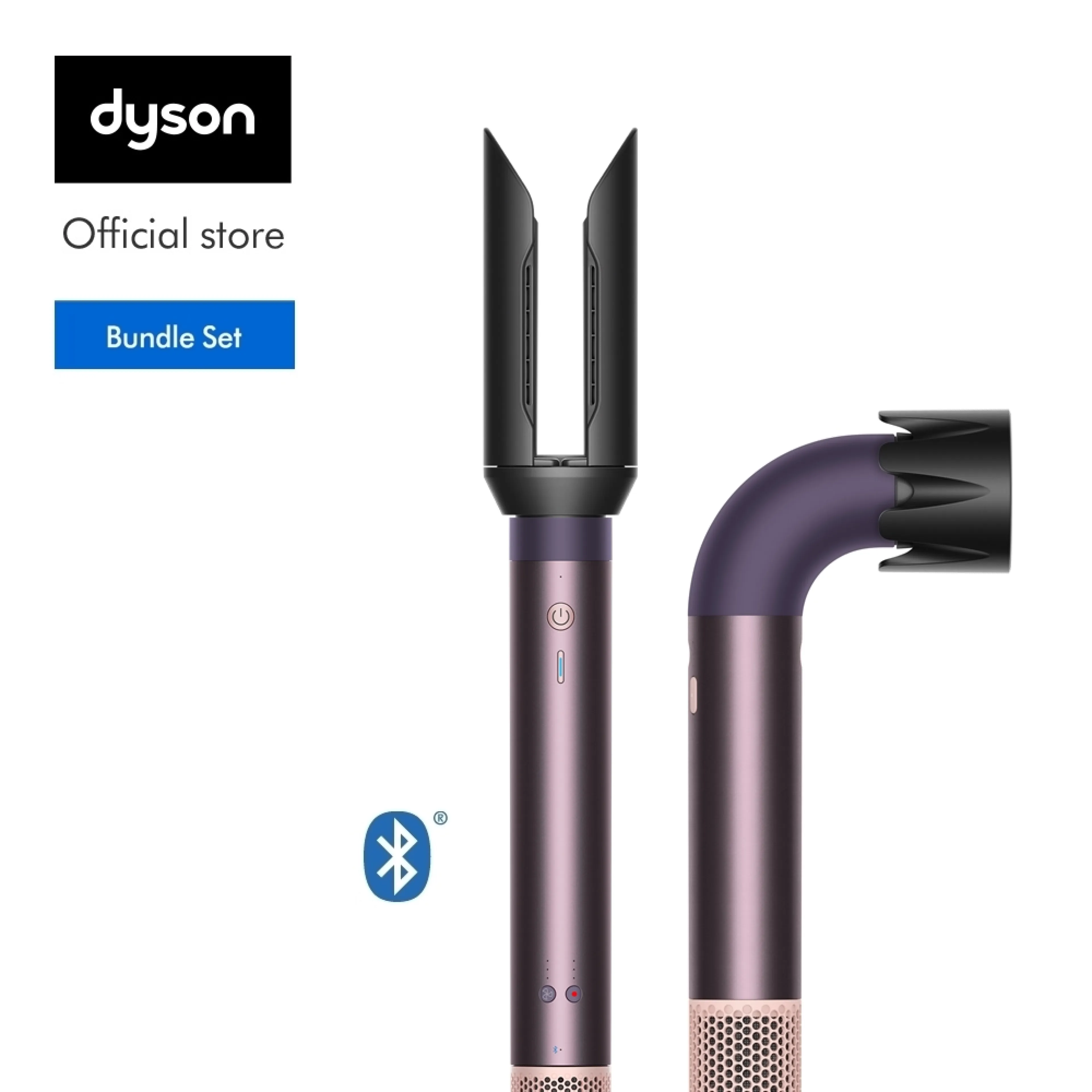 [Bundle set] Dyson Airwrap Co-anda2x multi-styler and dryer อุปกรณ์จัดแต่งทรงผม และ Dyson Supersonic r  hair dryer สี Jasper Plum
