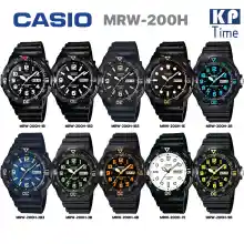 ภาพขนาดย่อของสินค้าCasio นาฬิกาข้อมือผู้ชายทรงสปอร์ต กันน้ำ 100m สายเรซิน รุ่น MRW-200H ของแท้ประกันศูนย์ CMG
